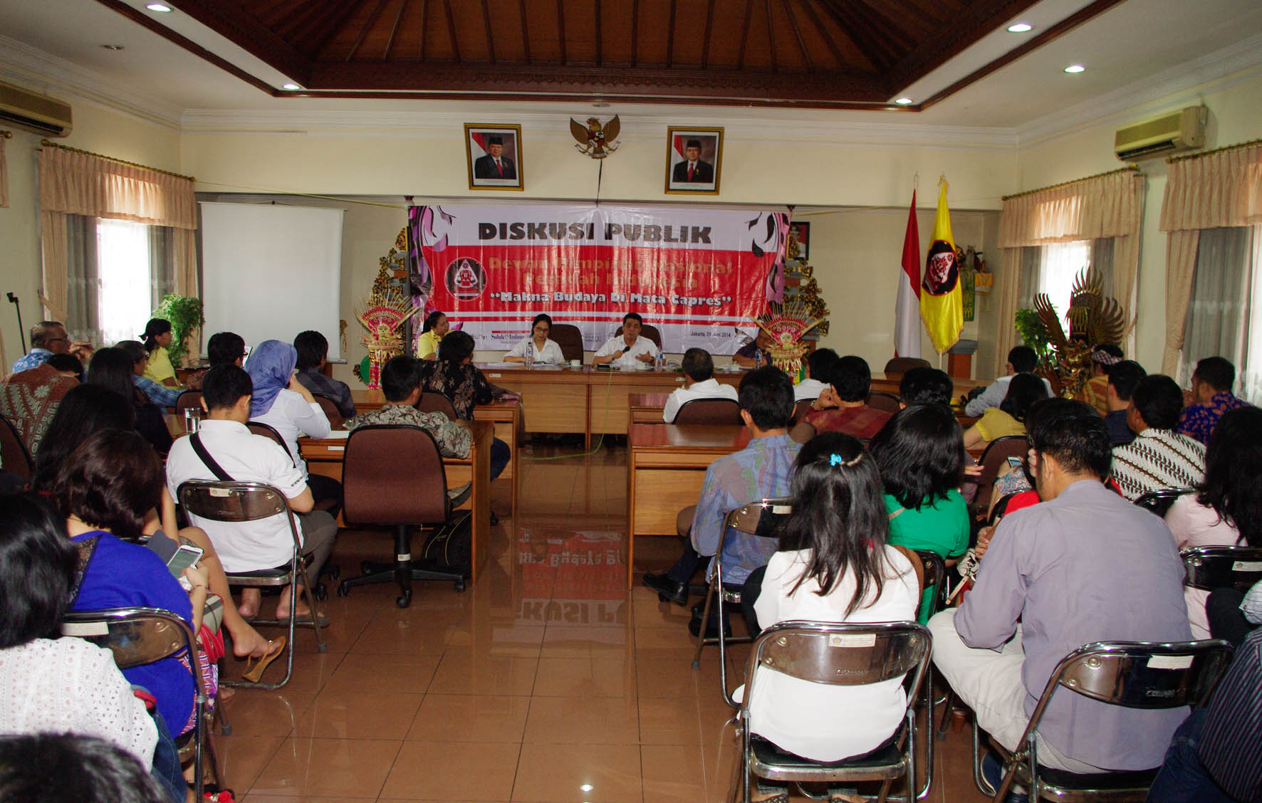 Peradah Indonesia Gelar Diskusi Makna Budaya di Mata Capres